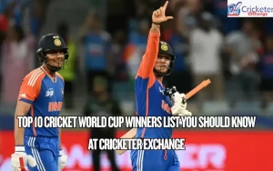 cricket world cup winners list